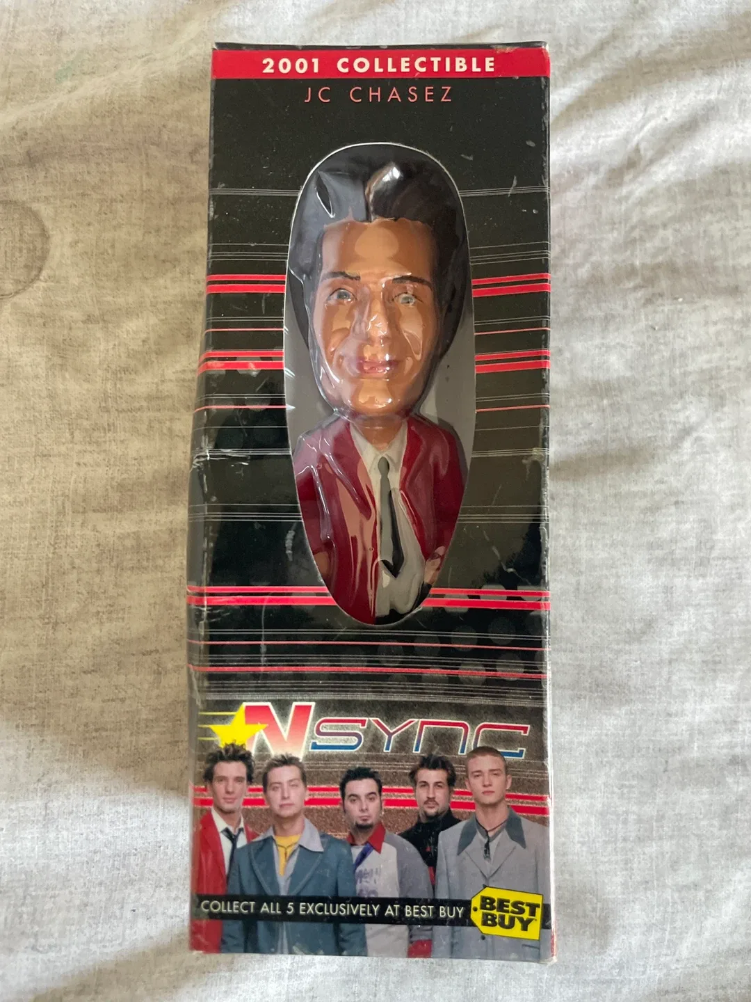 NSYNC JC Chasez 2001 Collectible Bobblehead - New in Box! thumbnail