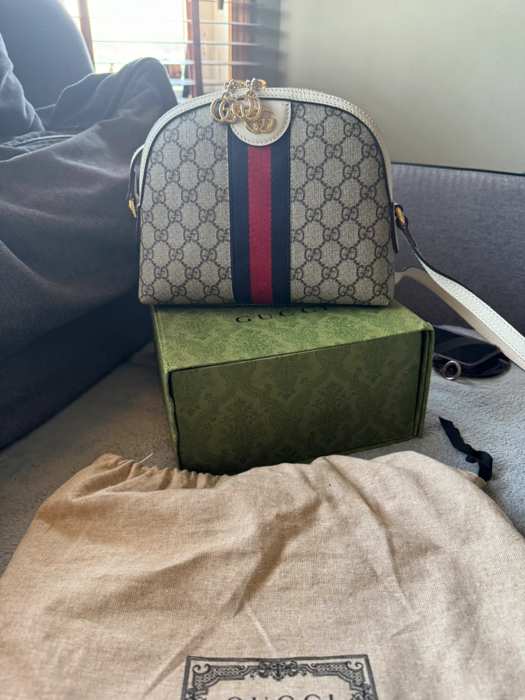 Gucci Ophidia GG Supreme Mini Bag
