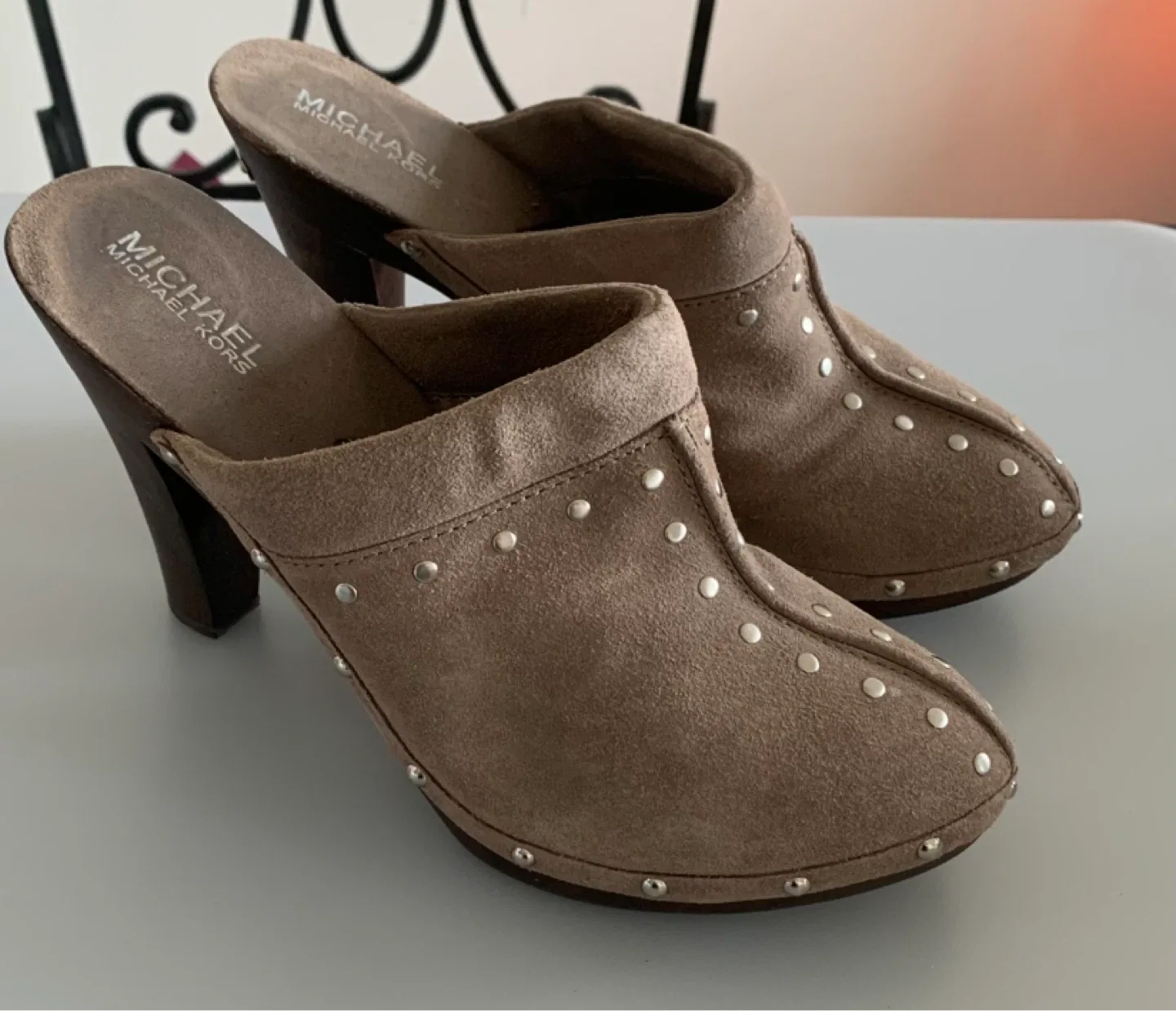 Michael Kors Suede Clogs - Size 9.5 thumbnail