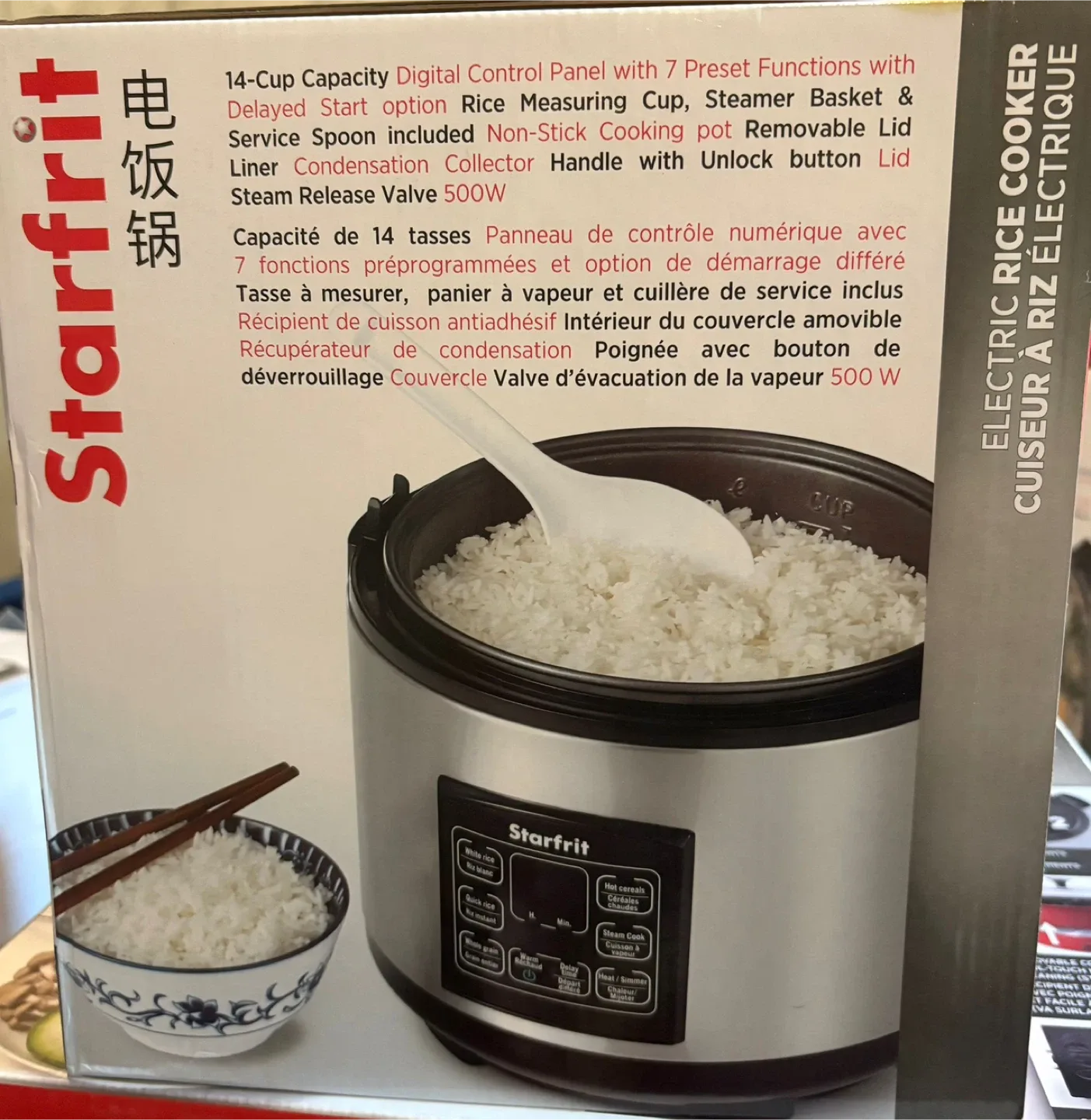 Starfrit Electric Rice Cooker - 14 Cups - Like New! image indicator(2)