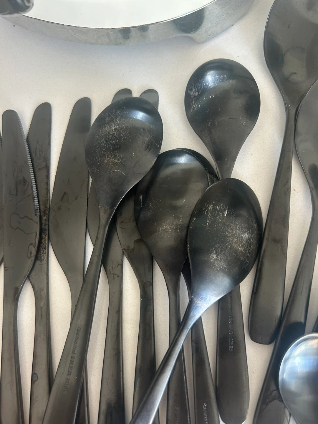 Set of Black Silverware (8) - photo 2