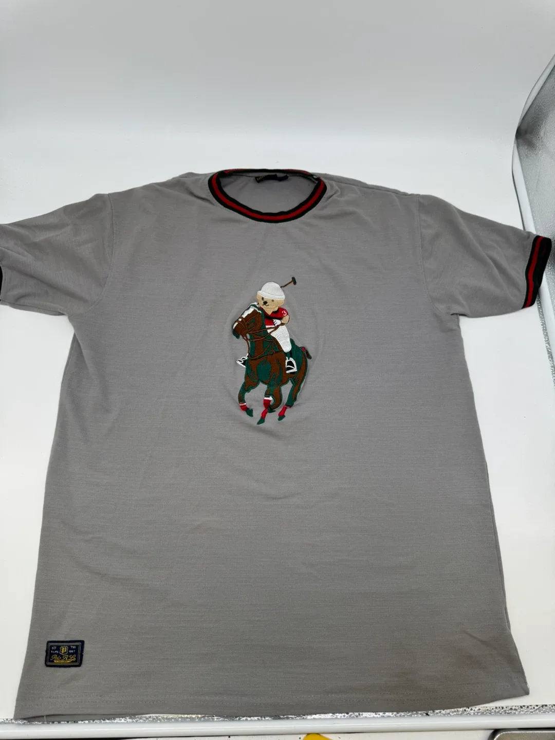Polo Ralph Lauren Grey T-Shirt - XL thumbnail