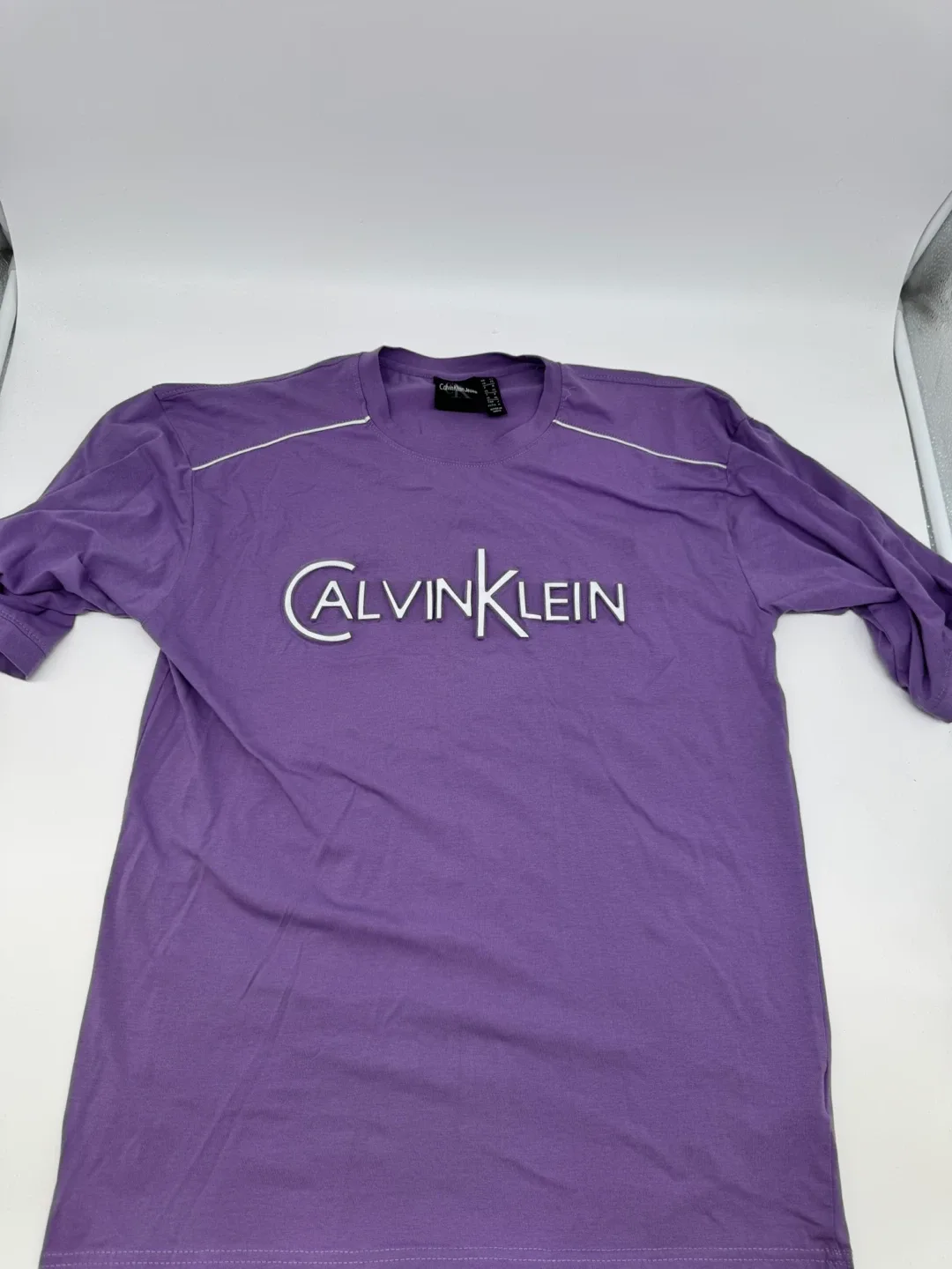 Calvin Klein Jeans Purple T-Shirt XL thumbnail