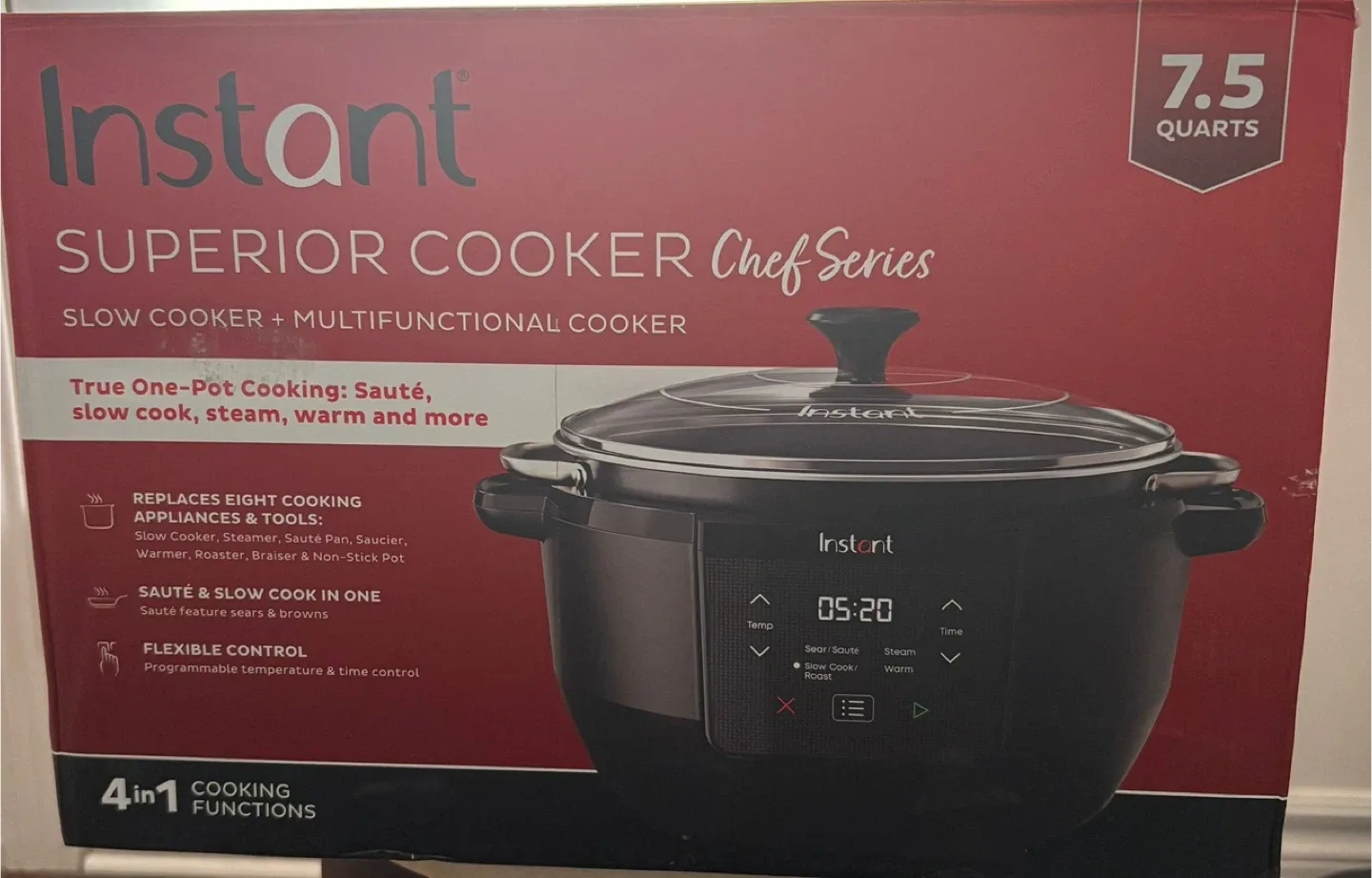 Instant Superior Cooker Chef Series - 7.5 Quarts image indicator(2)
