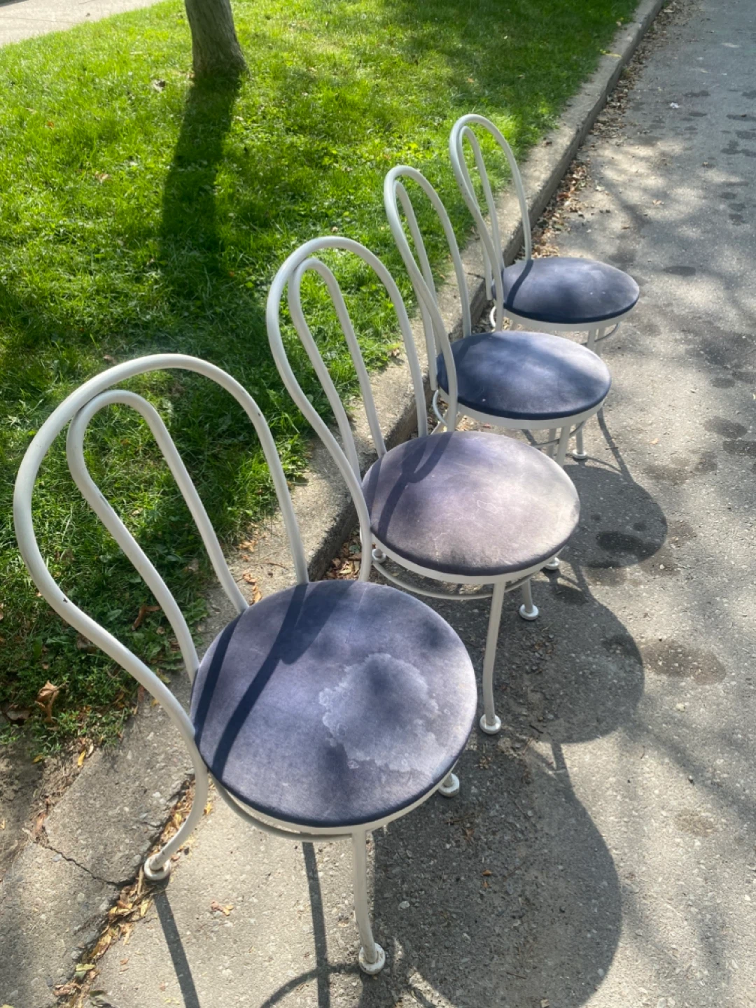 John Hauser Iron Works Chair - Blue