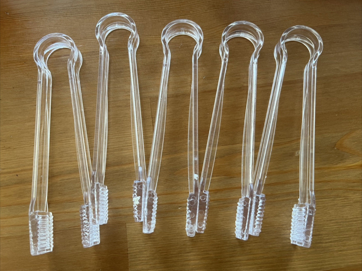 Acrylic Ice Tongs - Clear