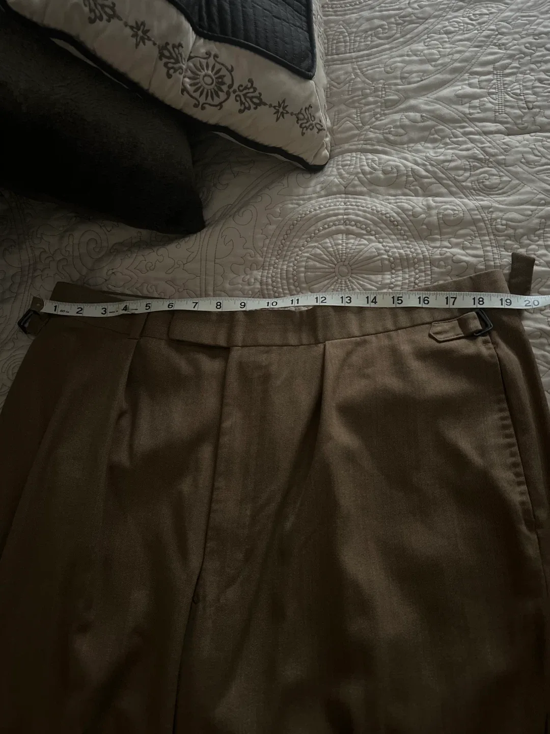 Alan Flusser Custom Brown Pants image indicator(8)