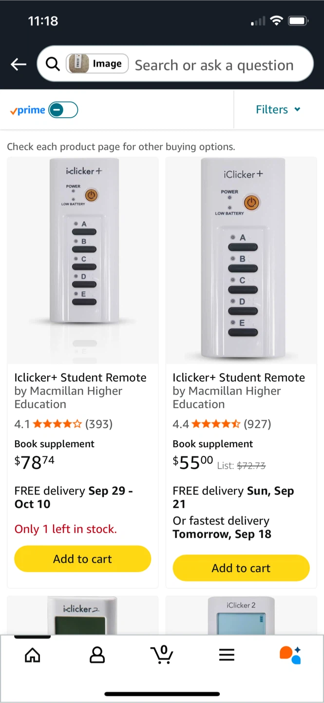 iClicker+ Student Remote
