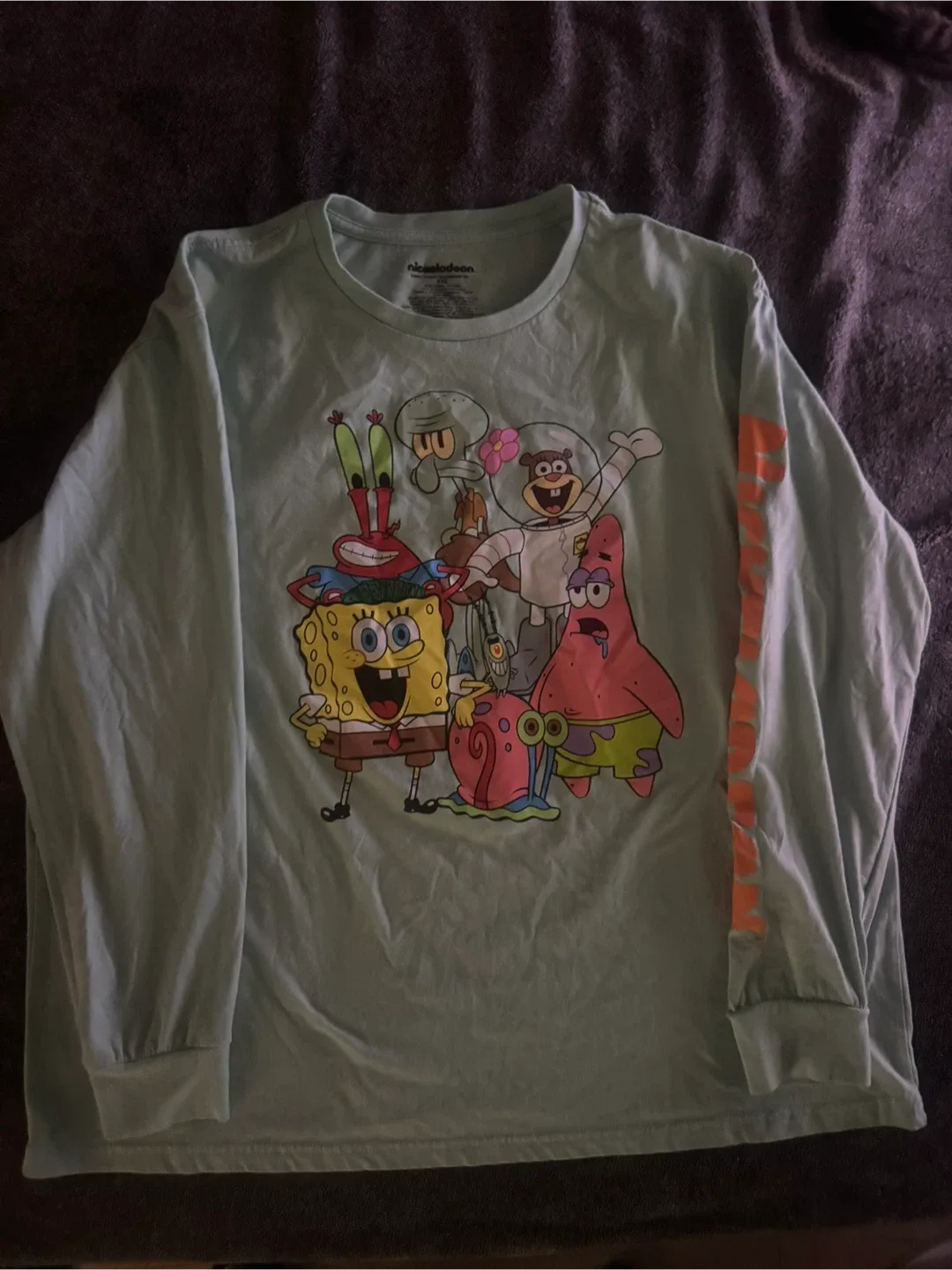 Nickelodeon Spongebob Long Sleeve T-shirt XXL thumbnail
