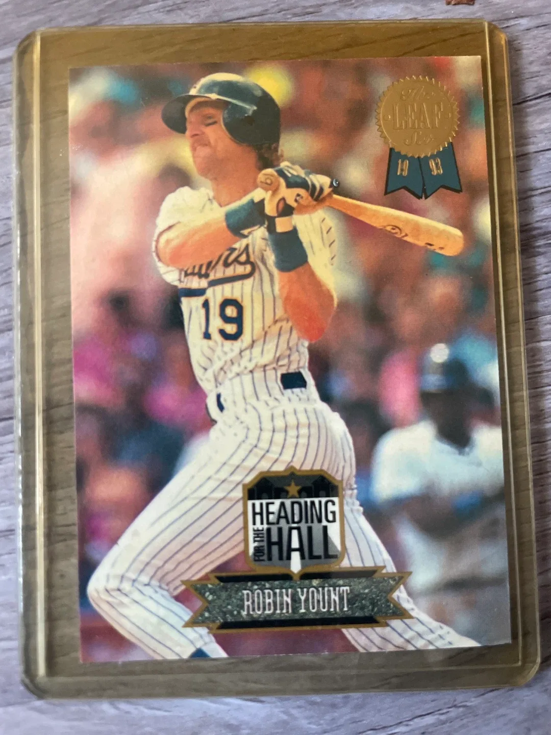 Robin Yount 1993 LEAF Heading for the Hall Baseball Card thumbnail