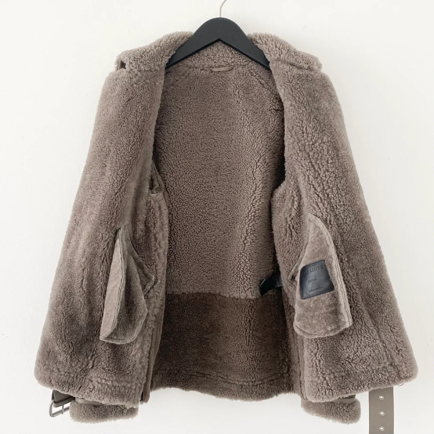 Allsaints Hawley Shearling Biker Jacket image indicator(5)