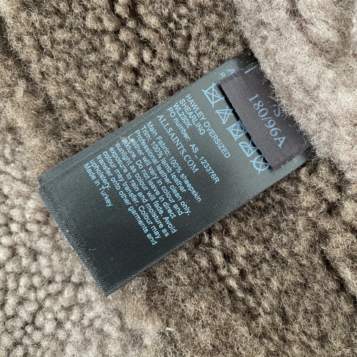 Allsaints Hawley Shearling Biker Jacket image indicator(10)