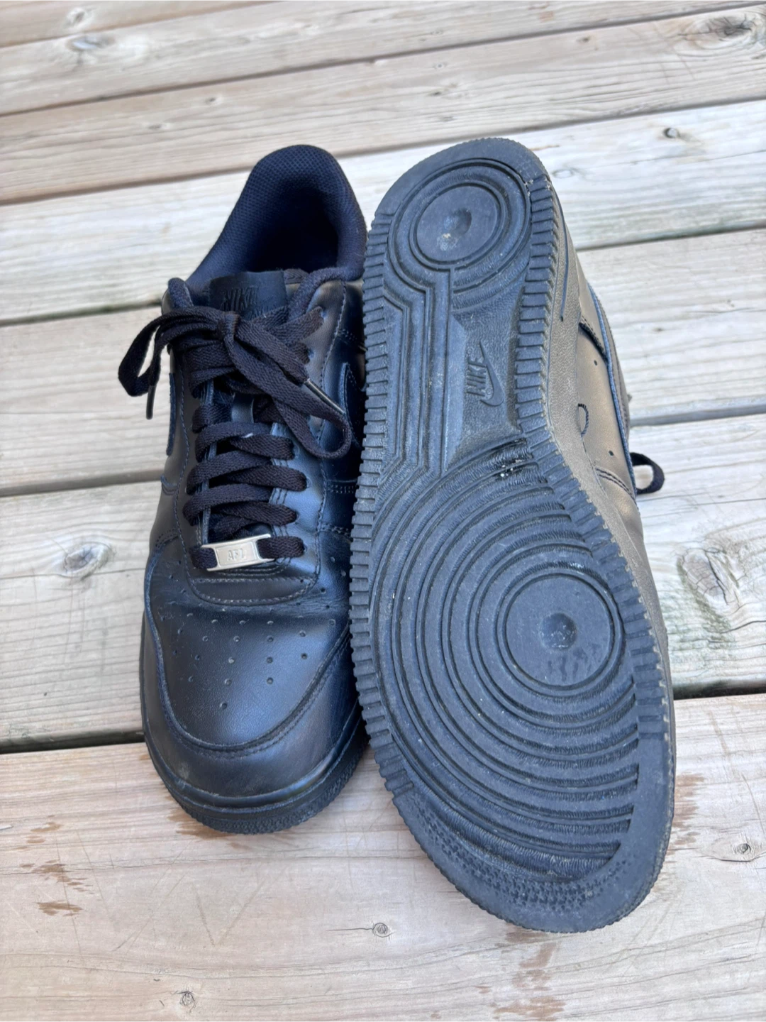 Nike Air Force 1 Low Black Sneakers - photo 2