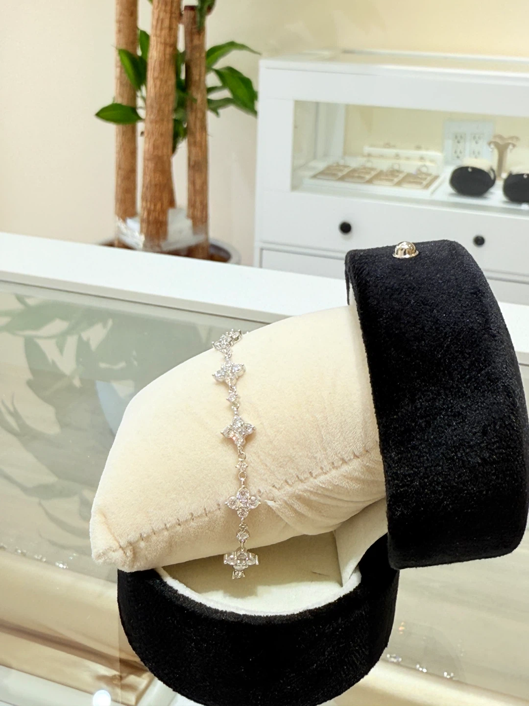 1 carat 925 sterling silver moissanite bracelet - photo 3