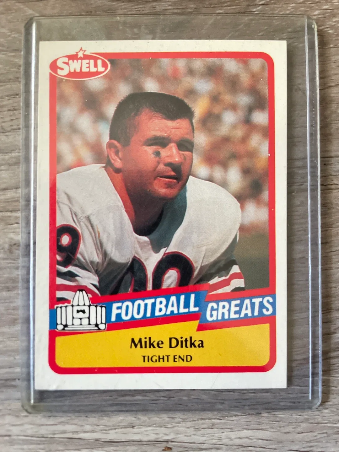Mike Ditka Football Greats Trading Card thumbnail