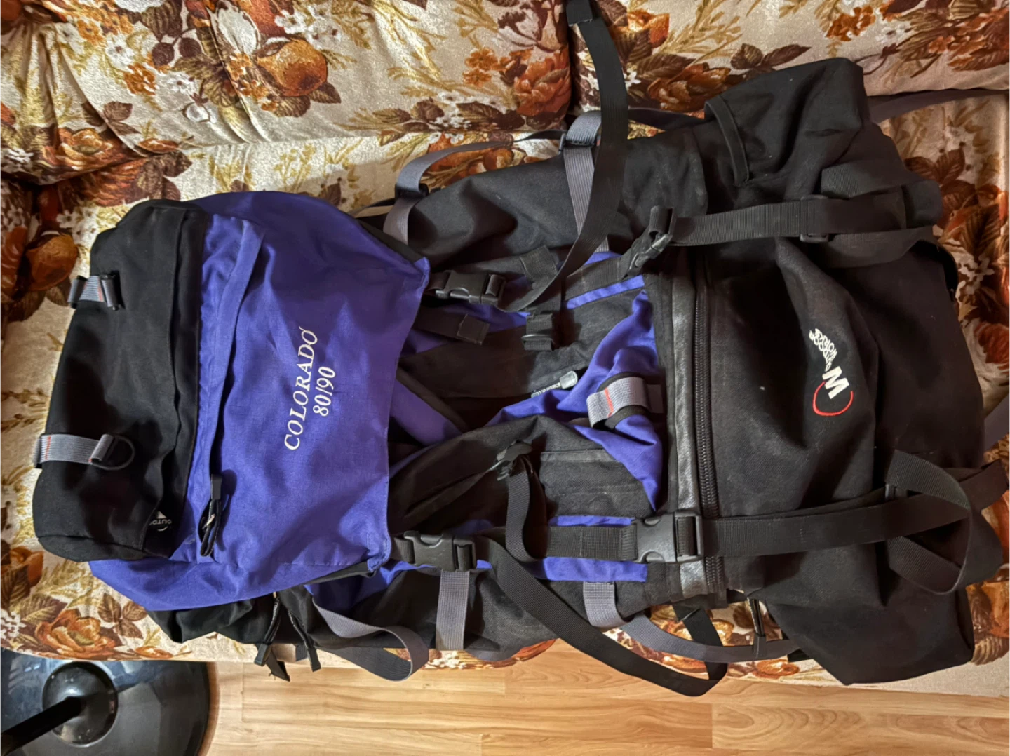 Outdoor Works Colorado 80/90 Backpack - Black/Blue
