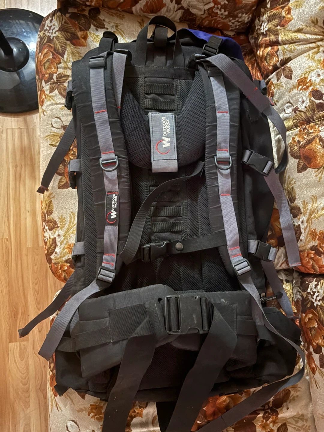 Outdoor Works Colorado 80/90 Backpack - Black/Blue - photo 2