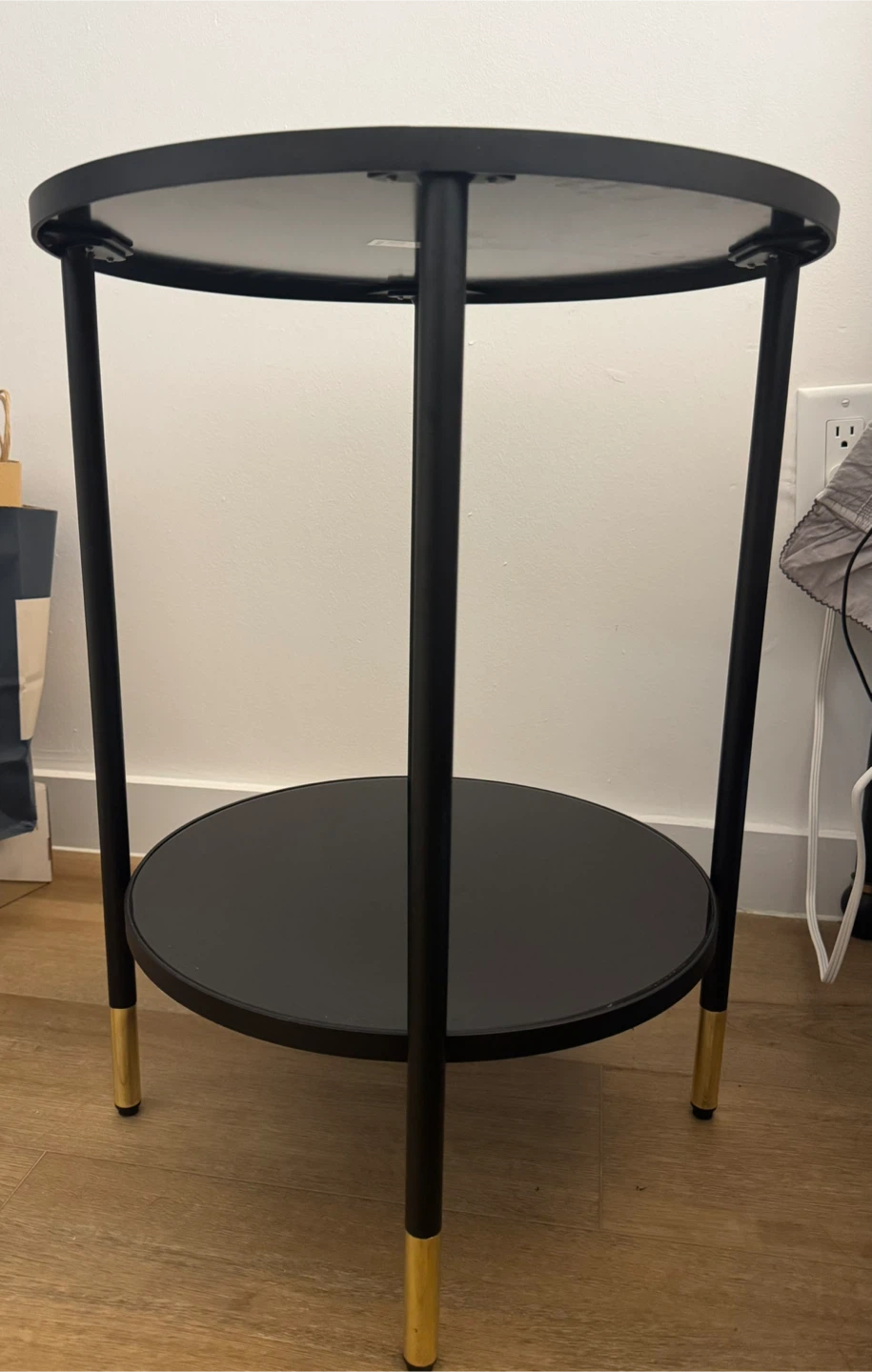 IKEA ÄSPERÖD Black Side Table 17 3/4" - photo 3