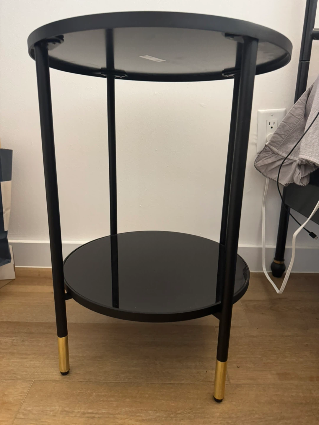IKEA ÄSPERÖD Black Side Table 17 3/4" - photo 4