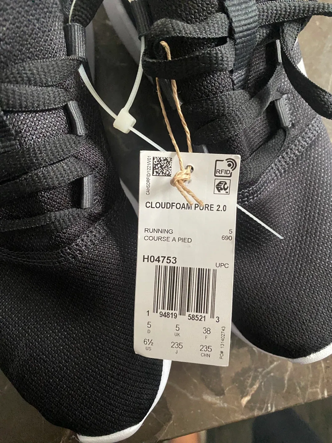 Adidas Cloudfoam Pure 2.0 Running Shoes - US 6.5 image indicator(5)