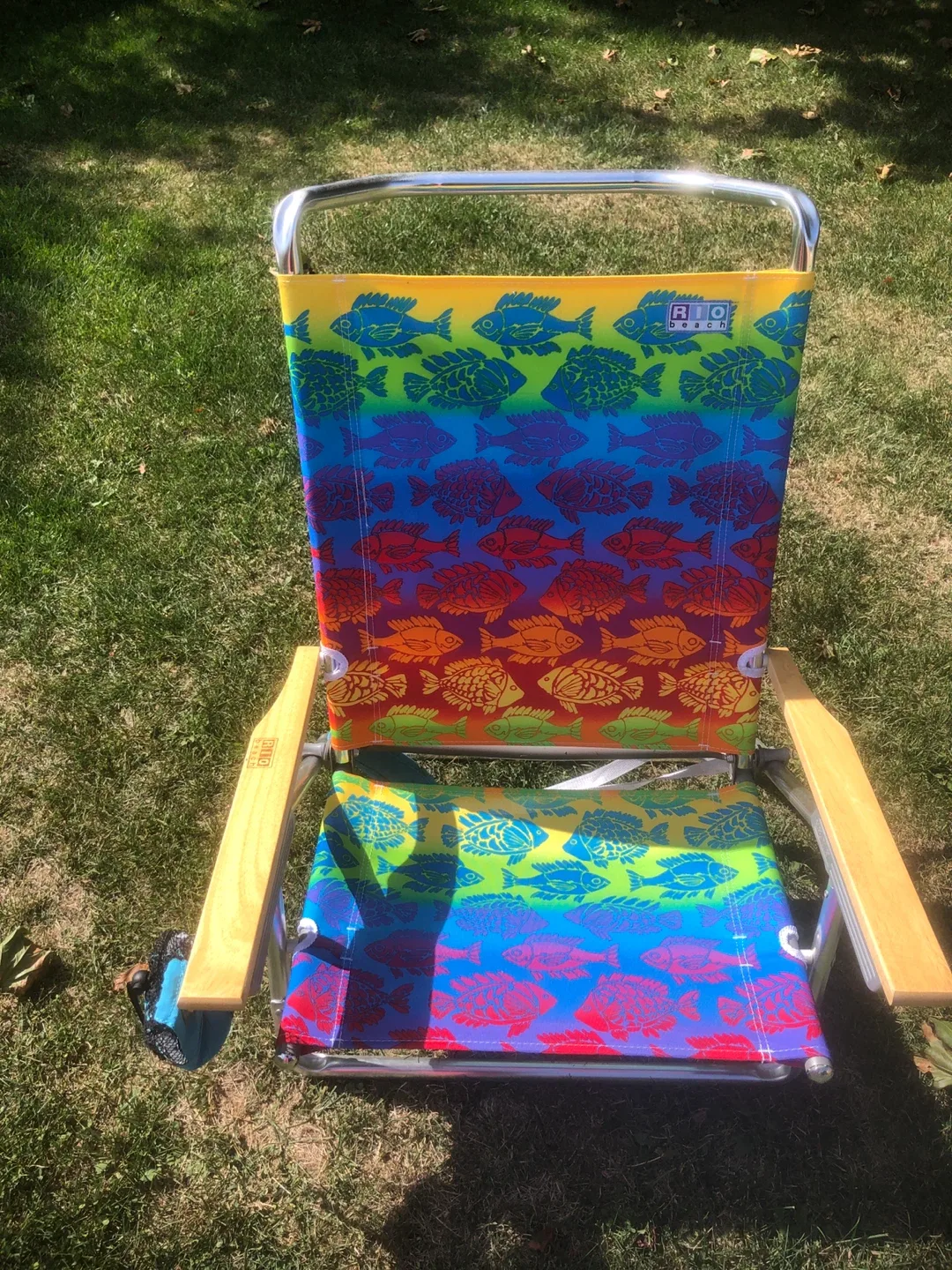 Rio Beach Folding Beach Chair - Rainbow Fish image indicator(4)