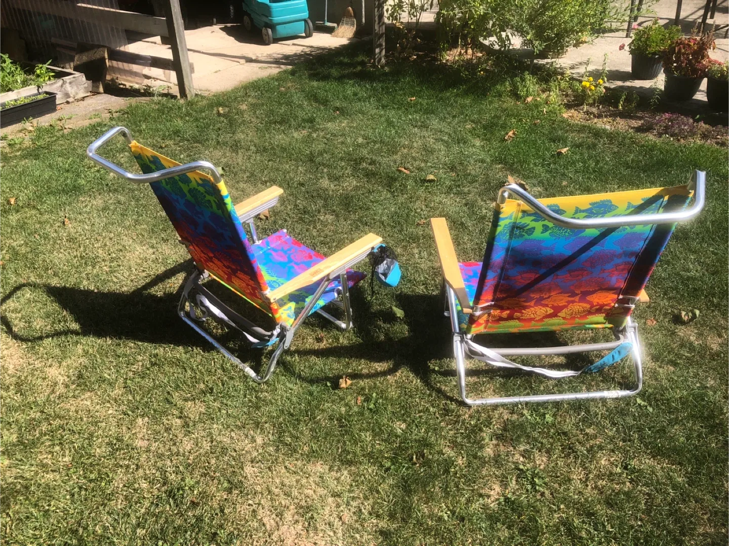 Rio Beach Folding Beach Chair - Rainbow Fish image indicator(6)