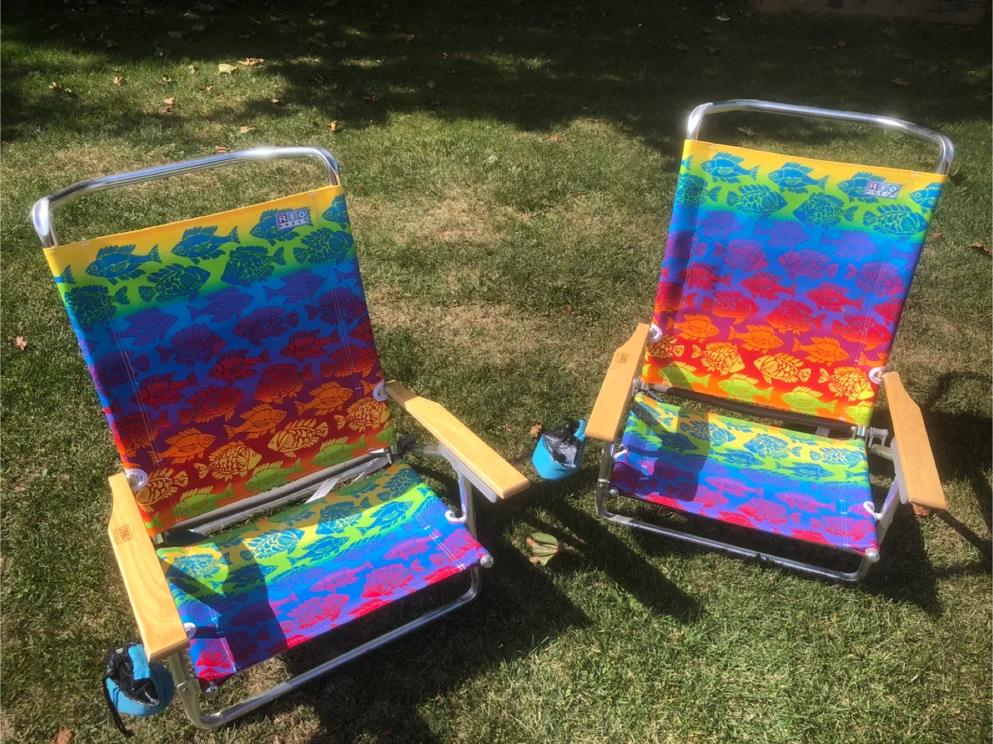 Rio Beach Folding Beach Chair - Rainbow Fish image indicator(5)