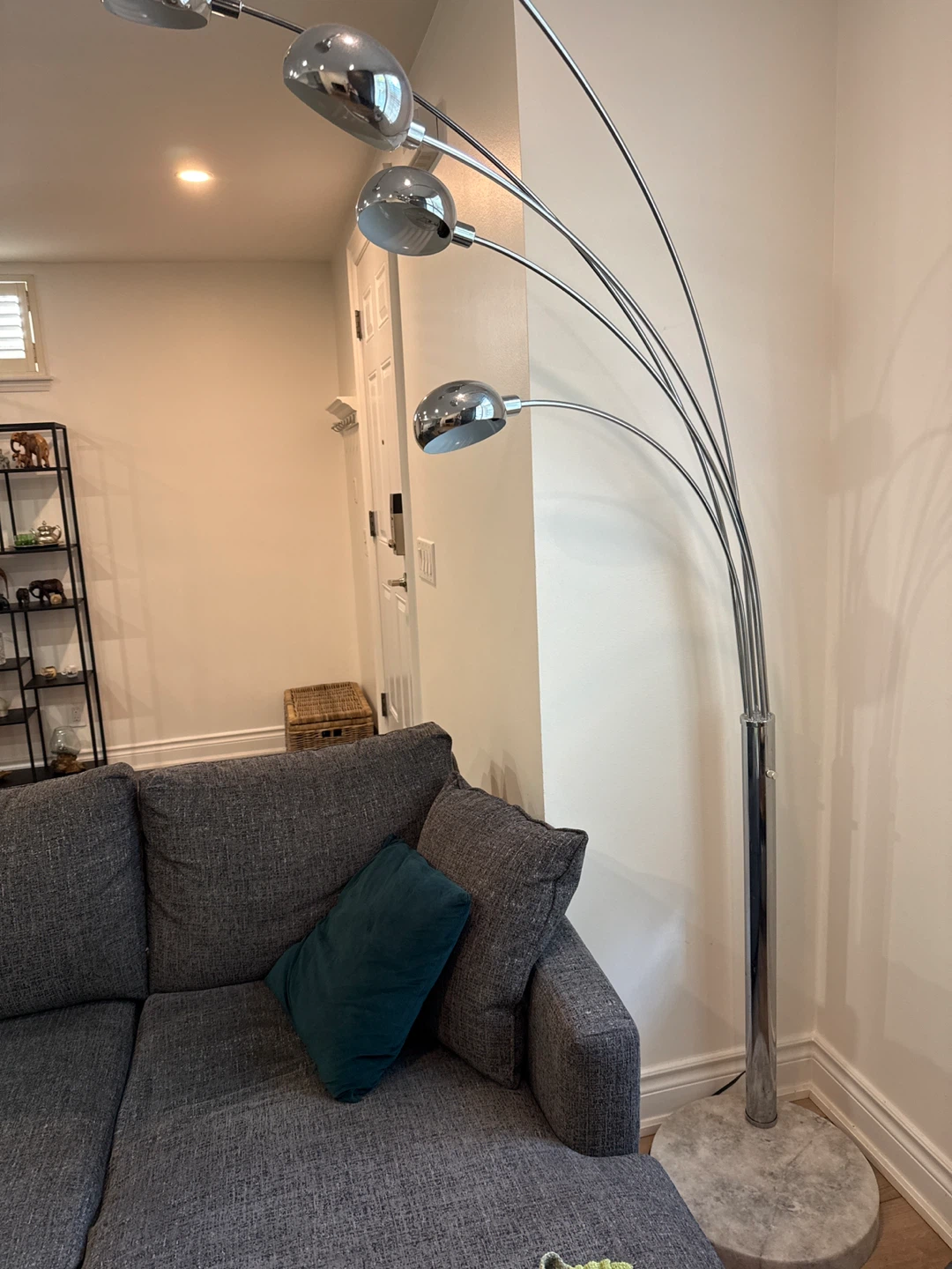 EQ3 Chrome Arc Floor Lamp - photo 4