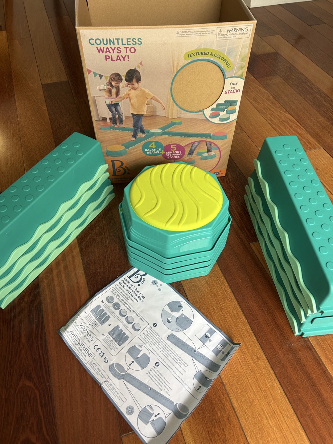 B. Toys Balance & Build Set w/ Box
