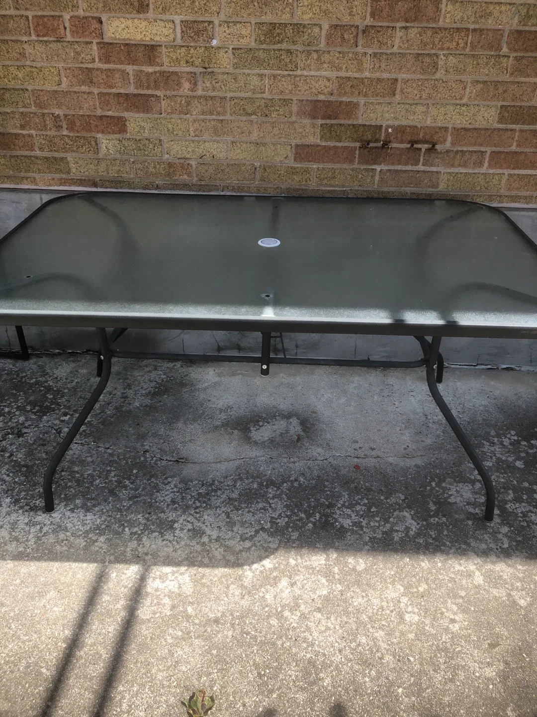 Outdoor Glass Top Patio Table image indicator(6)