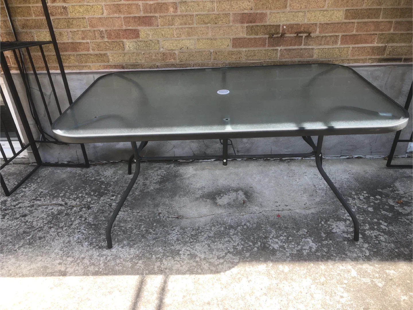 Outdoor Glass Top Patio Table image indicator(5)