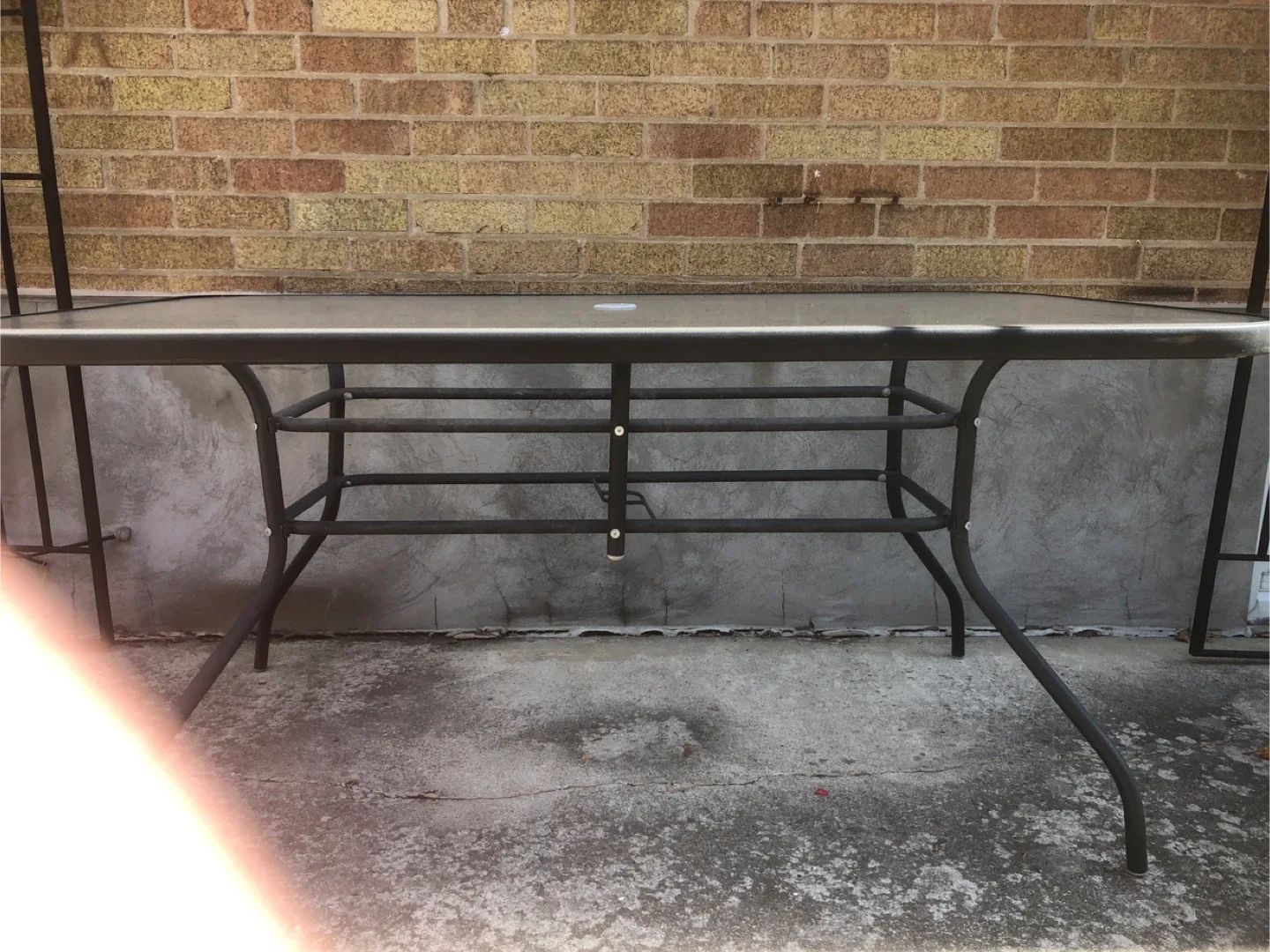 Outdoor Glass Top Patio Table image indicator(2)