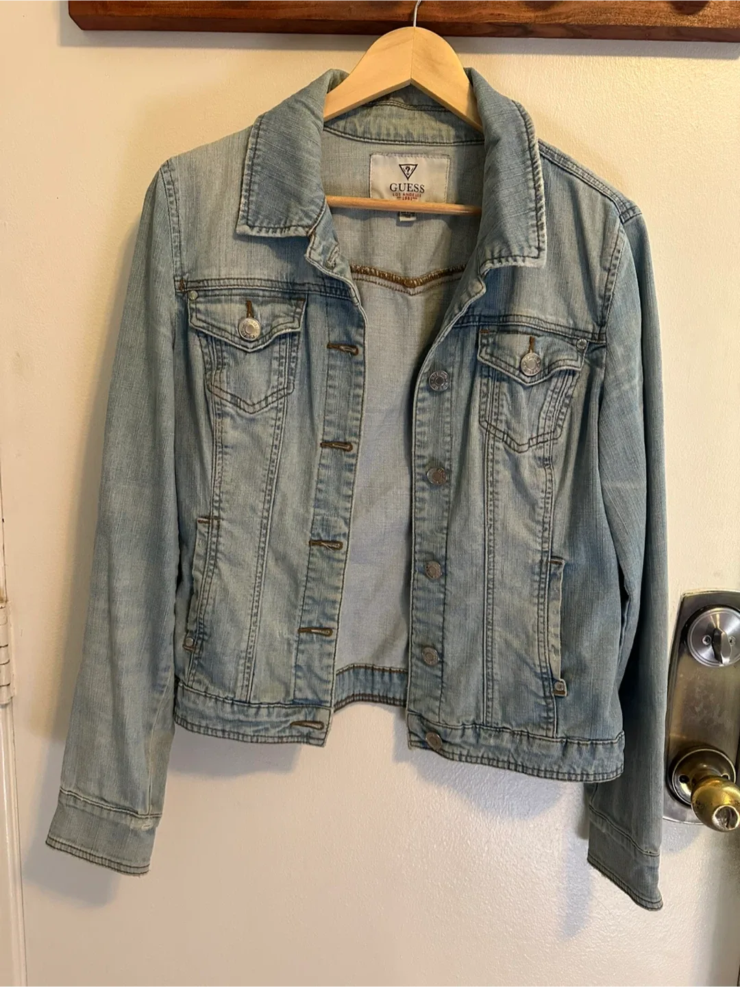 Guess Denim Jacket, Size L thumbnail