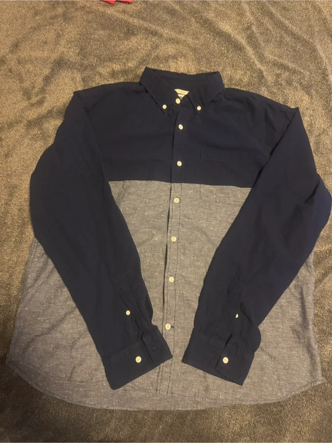 Old Navy Two-Tone Long Sleeve Shirt thumbnail