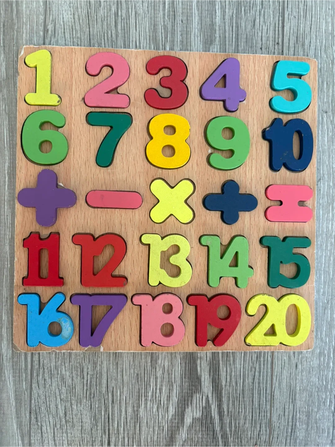 Wooden Number Puzzle thumbnail