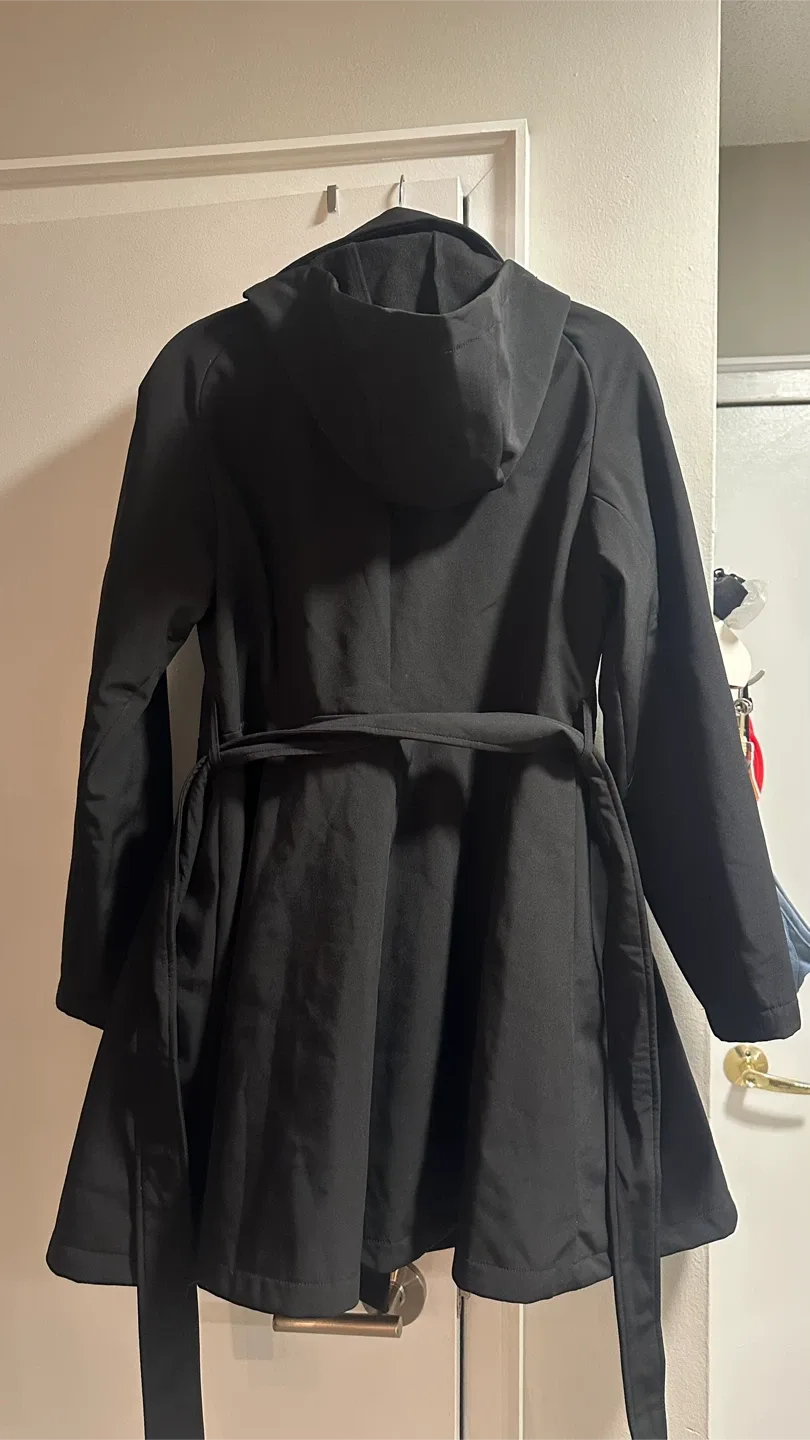 Ivanka Trump Black Trench Coat - Size M/M image indicator(6)