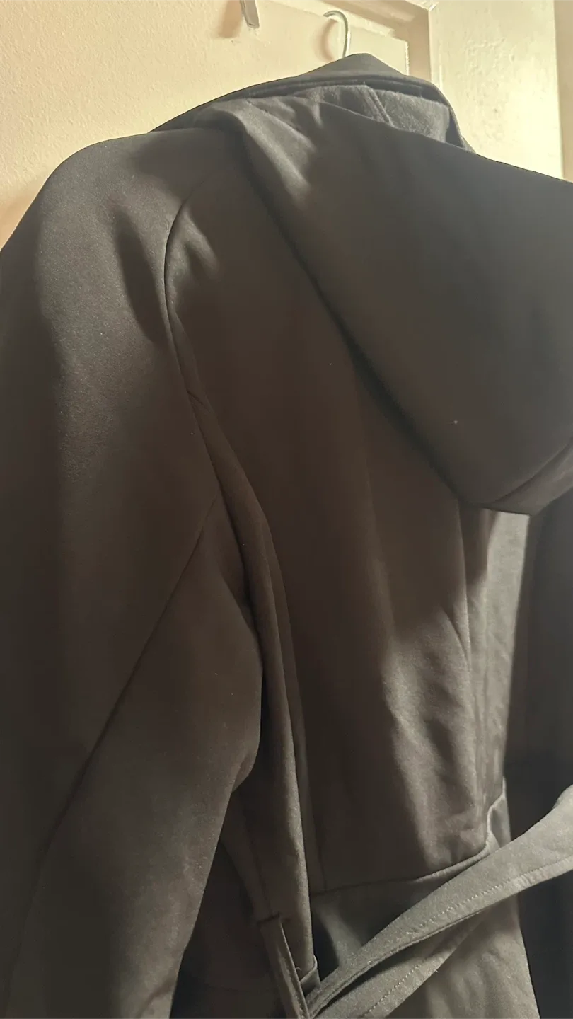 Ivanka Trump Black Trench Coat - Size M/M image indicator(8)