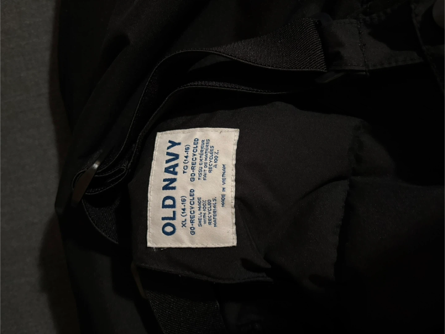 Old Navy Black Snow Pants XL (14-16) - photo 3