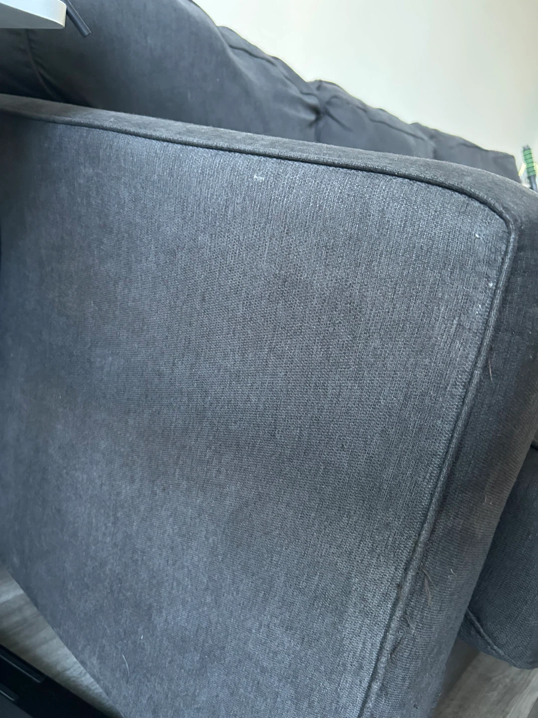 Comfortable Dark Grey Three-Seater Sofa - photo 5