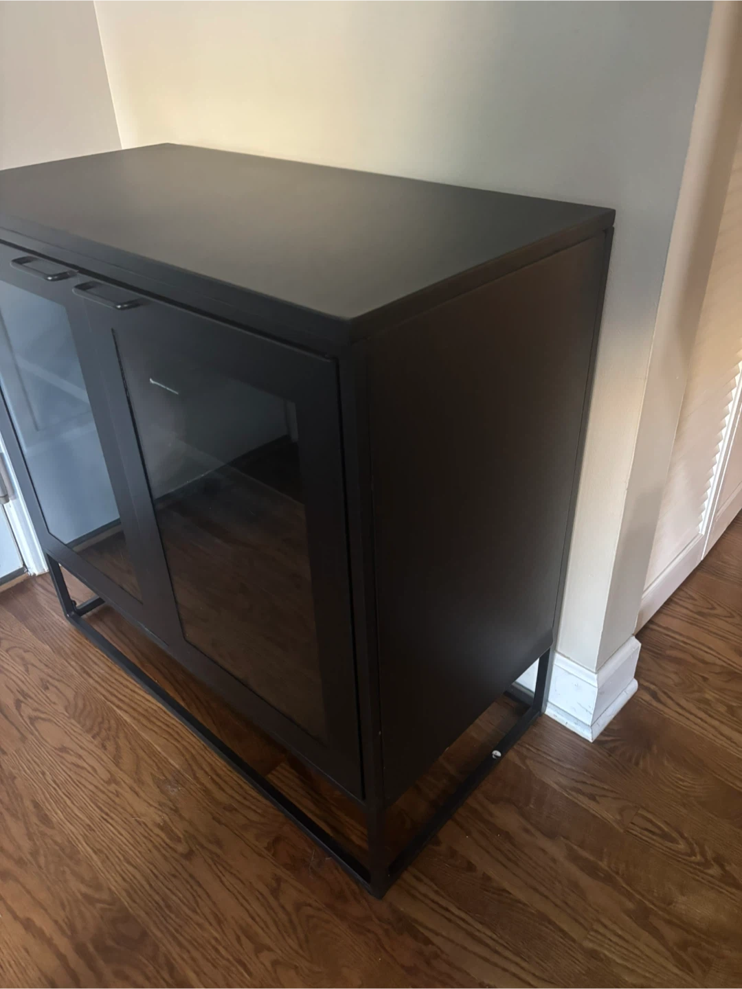 Black Glass Cabinet - photo 2