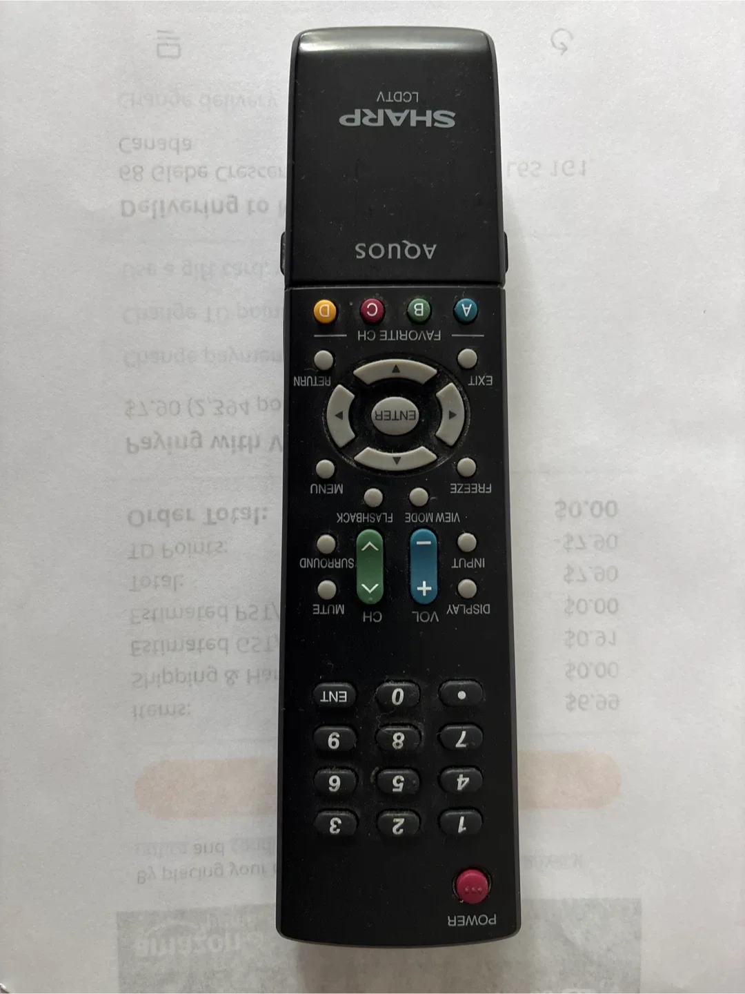 Sharp Aquos LC-26D43U 26" LCD TV image indicator(4)