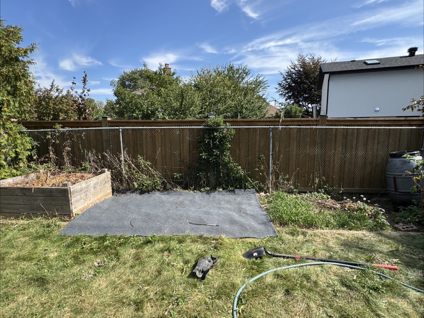 Free chain link fence