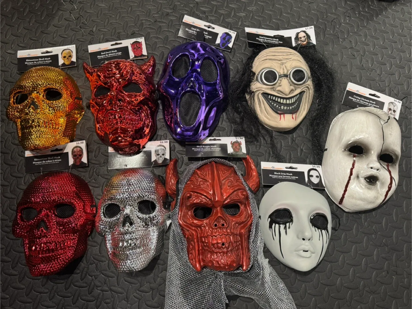 Assorted Halloween Masks- 2 Masks for $5 thumbnail