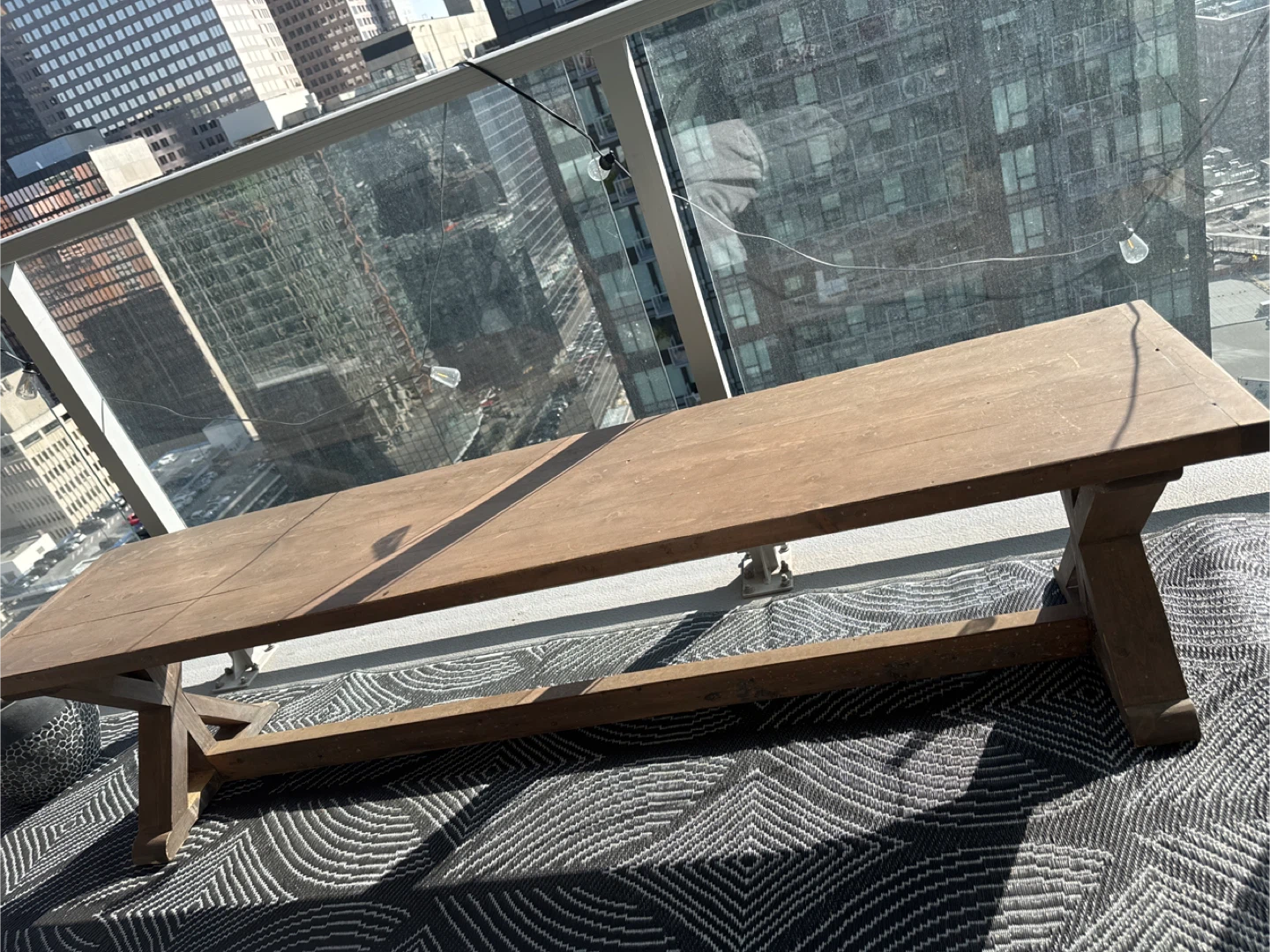 Wooden Bench - photo 2