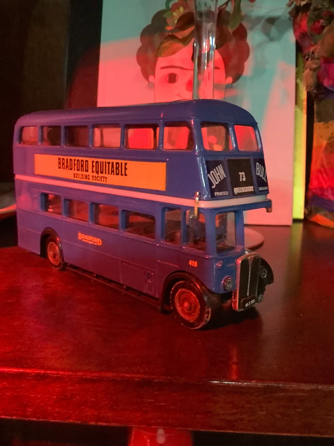 RARE Vintage Bradford Diecast Double Decker Bus thumbnail