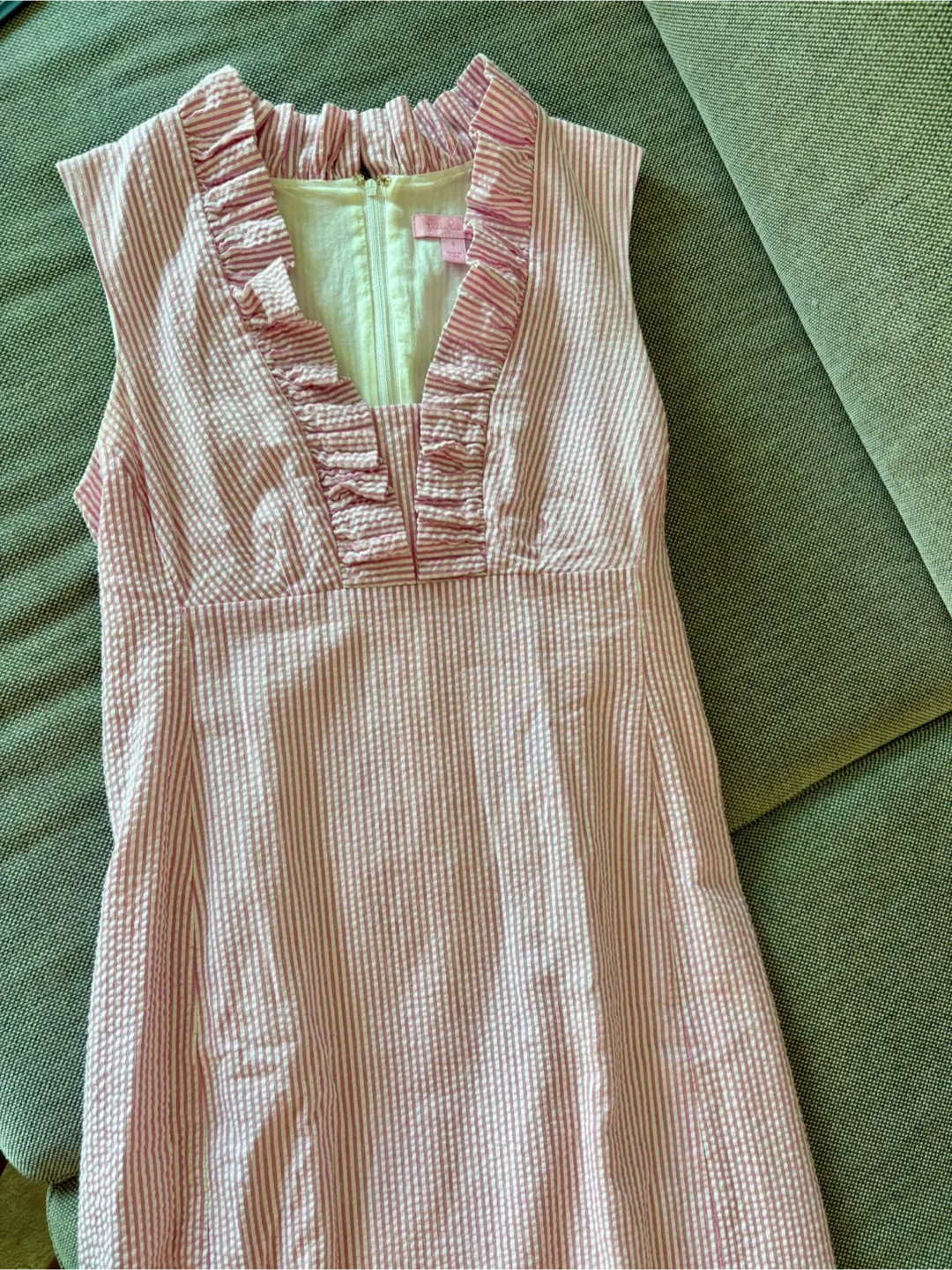 Lilly Pulitzer Pink Striped Dress - Size 2 thumbnail
