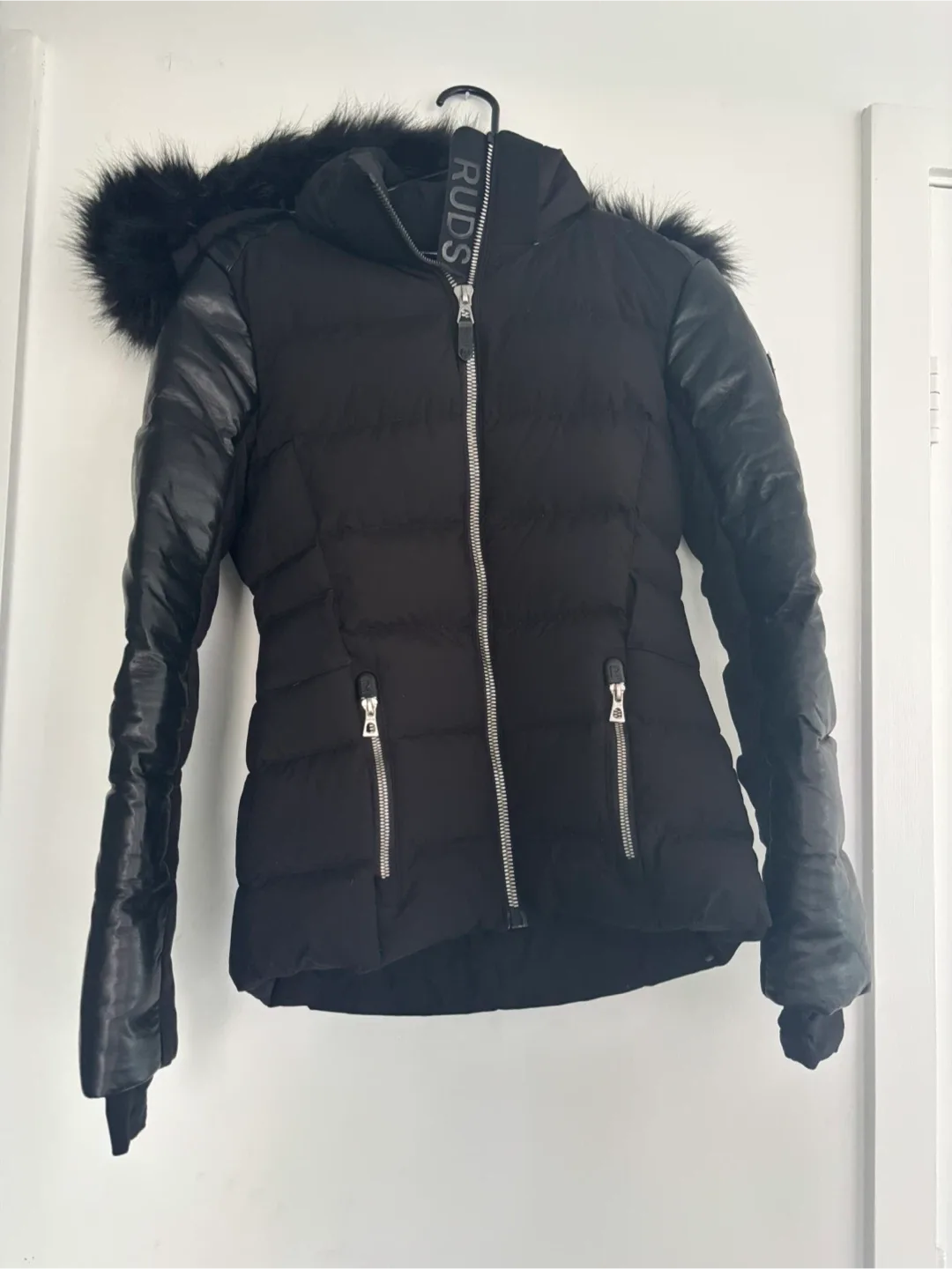 Rudsak Black Down Puffer Jacket - Size small thumbnail