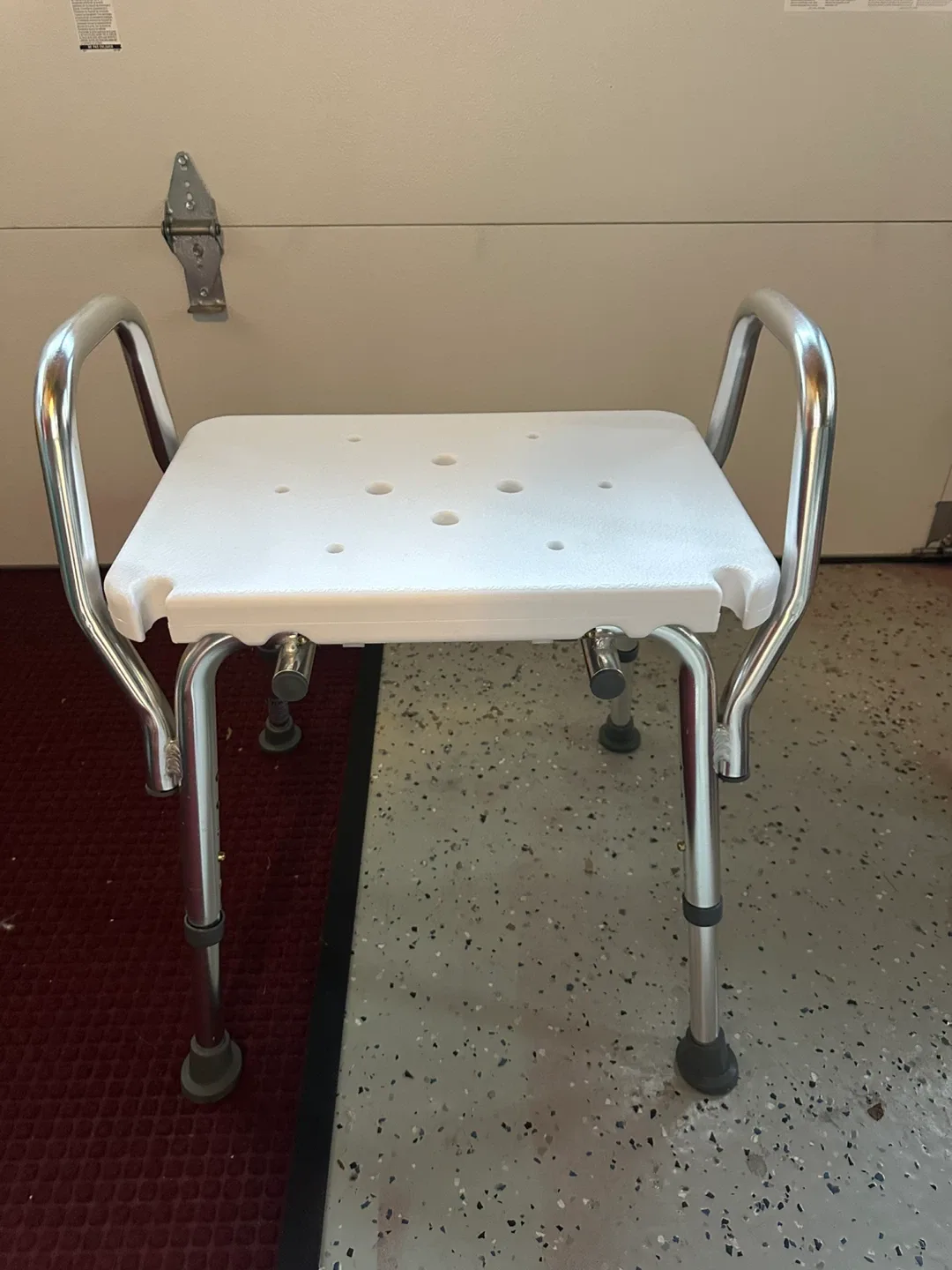 Adjustable Bath/Shower Chair with Arms image indicator(2)