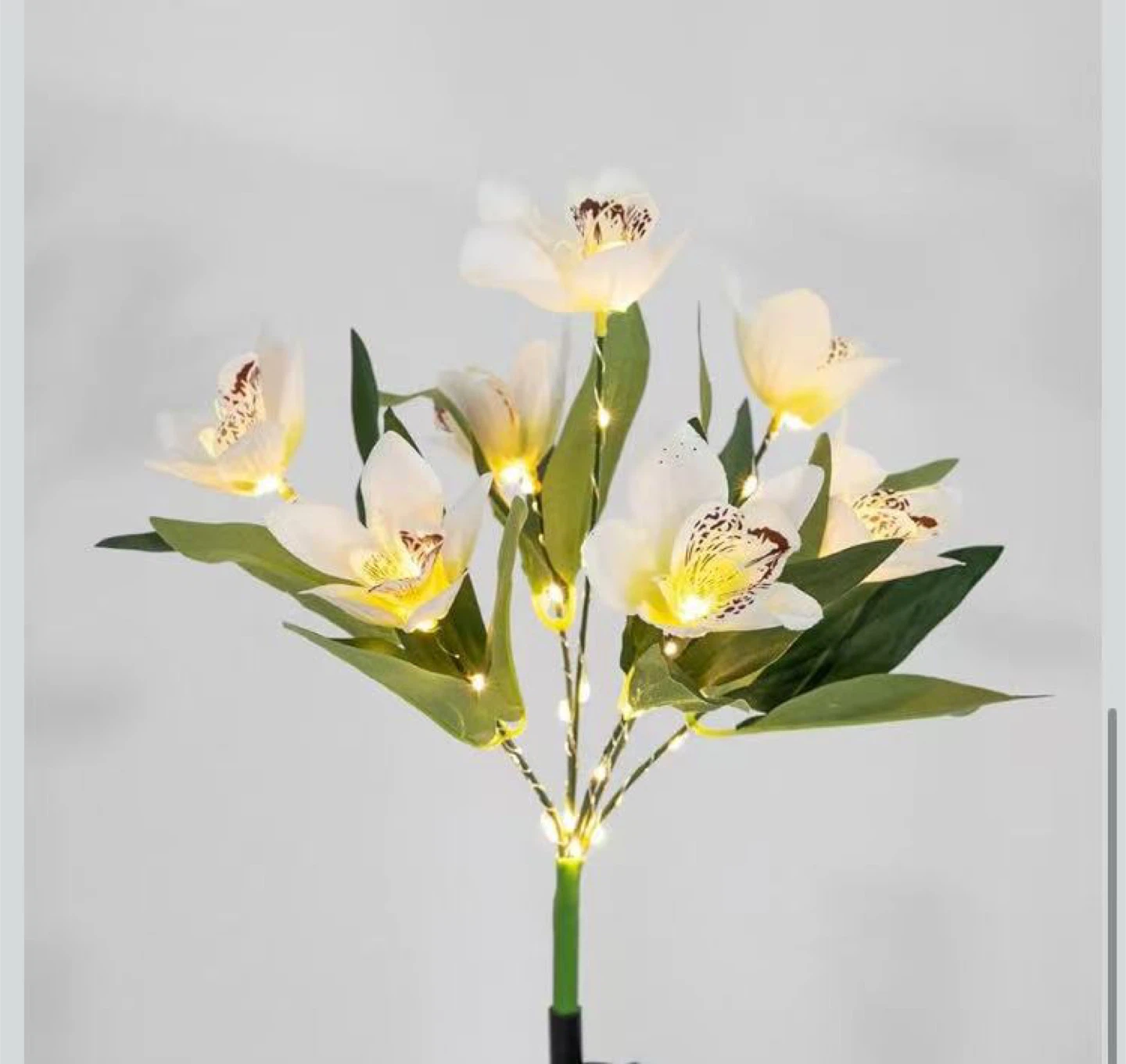 Solar Orchid Flower Stake Lights - photo 4