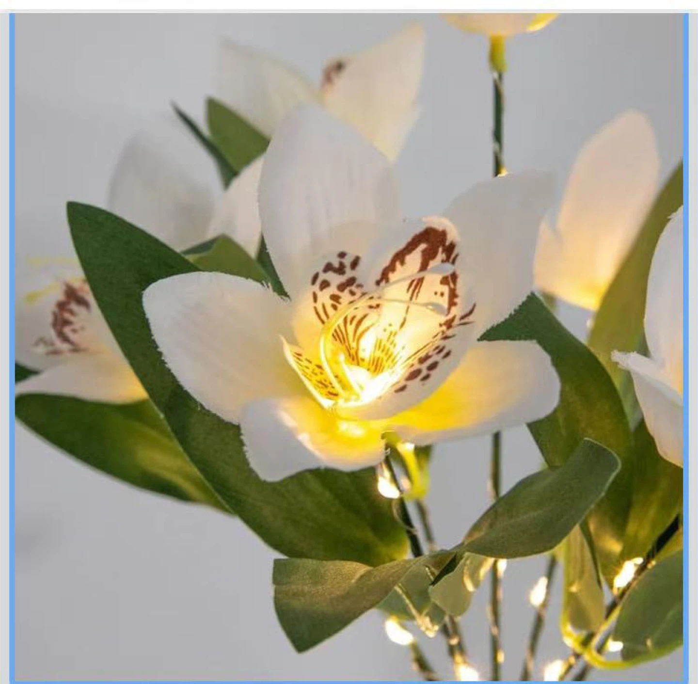 Solar Orchid Flower Stake Lights